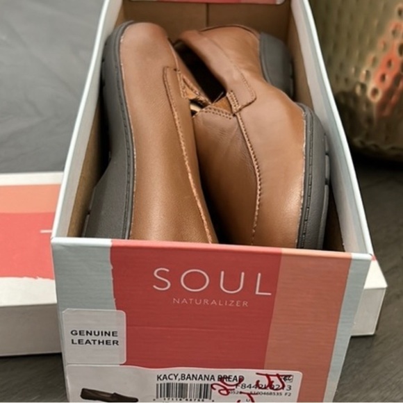 Naturalizer Kacy Banana Bread Leather Slip-On Loafer - Picture 2 of 12